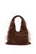 Сумка з фатином SORRY FOR MY HAIR COSMETICS коричнева TULLE-BAG-BROWN фото 1